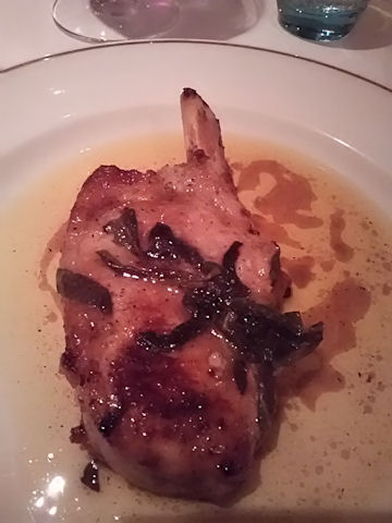 Veal Chop in Sage & Butter